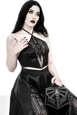 AFTERLIFE HALTERNECK TOP-Restyle Discount