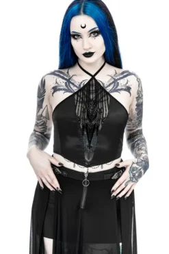 AFTERLIFE HALTERNECK TOP-Restyle Discount
