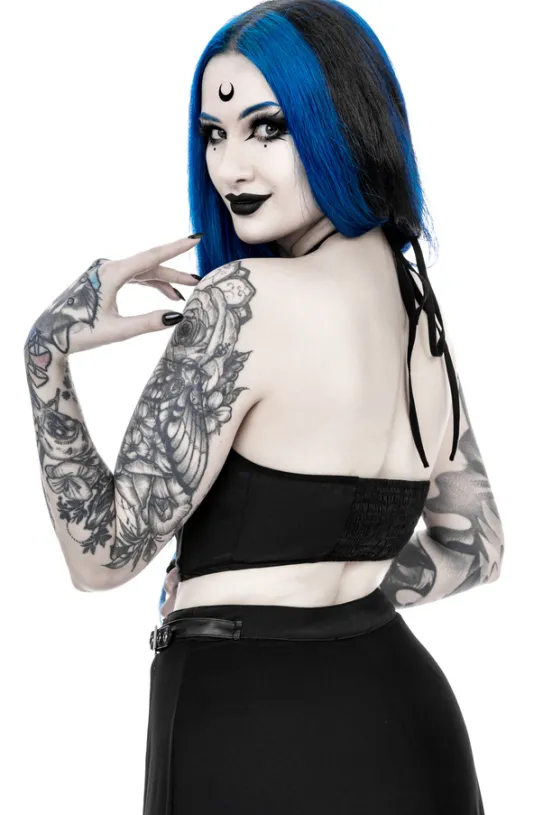 AFTERLIFE HALTERNECK TOP-Restyle Discount