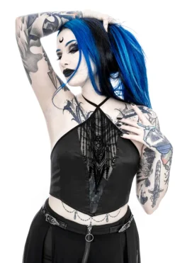 AFTERLIFE HALTERNECK TOP-Restyle Discount