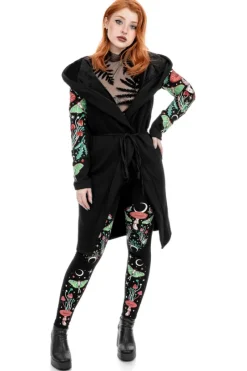 AUTUMNAL EQUINOX HOODIE Bluza z haftem Ćma i muchomor-Restyle Outlet