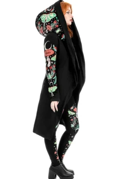 AUTUMNAL EQUINOX HOODIE Bluza z haftem Ćma i muchomor-Restyle Outlet