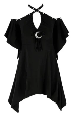 Bawełniana Sukienka CALISTA TUNIC z księżycem-Restyle Best