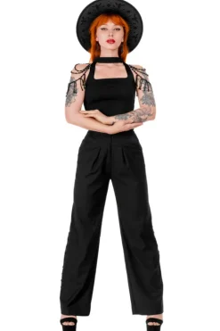 BEADED ISADORA BLOUSE Bluzka z chokerem i koralikami-Restyle Hot
