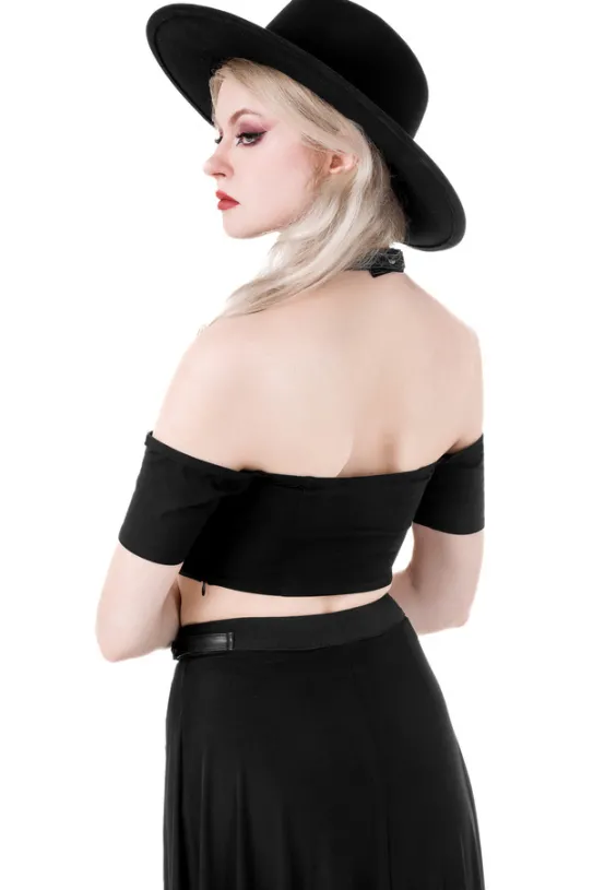 BLUZKA CATACOMBS z odkrytymi ramionami-Restyle Online