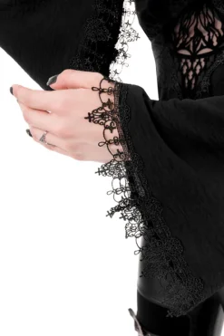 BLUZKA DELPHYNE Z OPUSZCZONYMI RAMIONAMI-Restyle Hot