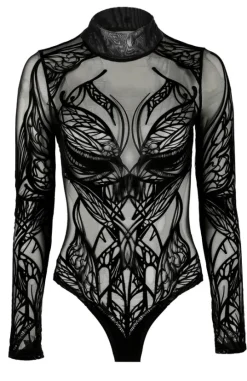 BODY ELVEN WHISPERS Elfickie zdobione body ze skrzydłami-Restyle New