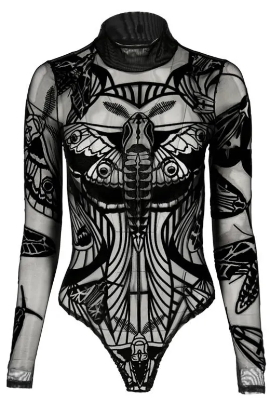 Body z siateczki MOTHS CONTOUR BODYSUIT-Restyle Outlet