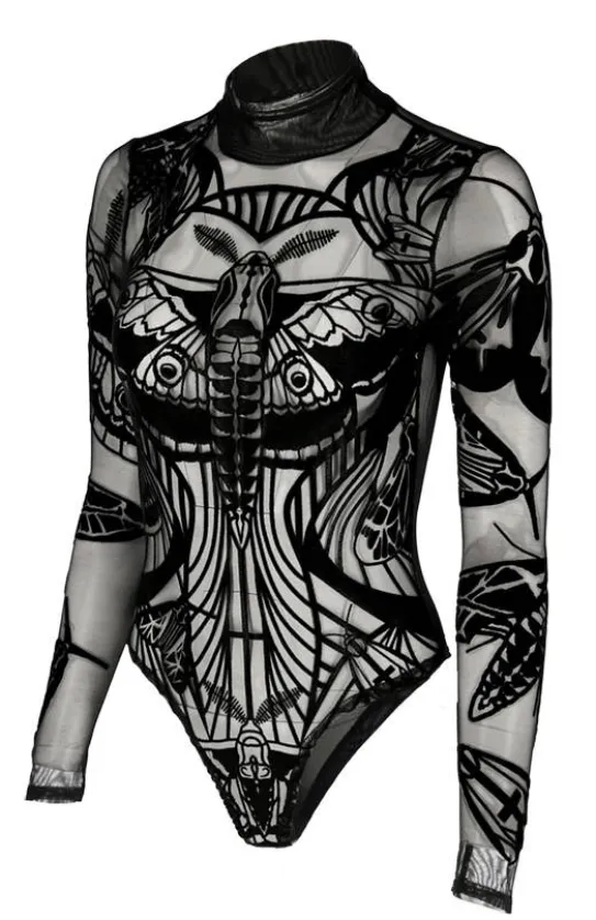 Body z siateczki MOTHS CONTOUR BODYSUIT-Restyle Outlet
