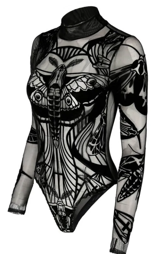 Body z siateczki MOTHS CONTOUR BODYSUIT-Restyle Outlet