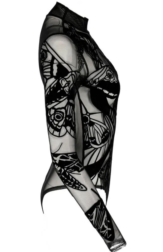 Body z siateczki MOTHS CONTOUR BODYSUIT-Restyle Outlet