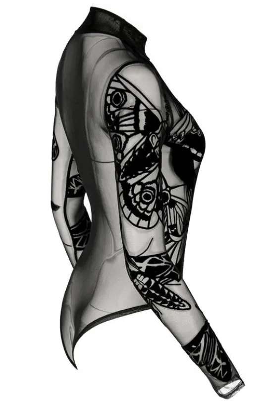 Body z siateczki MOTHS CONTOUR BODYSUIT-Restyle Outlet