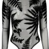 Body z siateczki paprocie FOREST FERN bodysuit-Restyle Fashion