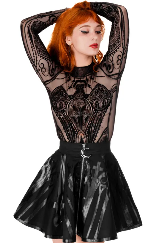 CATHEDRAL CIRCLE SKIRT Katedralna Spódnica z koła-Restyle Outlet