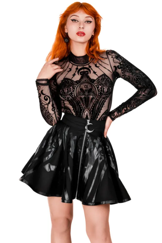 CATHEDRAL CIRCLE SKIRT Katedralna Spódnica z koła-Restyle Outlet