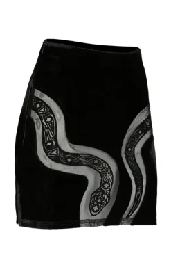 CATHEDRAL SNAKE MINI Spódniczka z wężem-Restyle Fashion