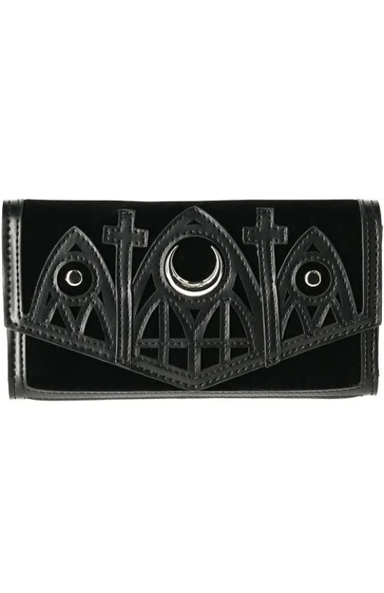 CATHEDRAL WALLET podłużny portfel ze wzorem katedry-Restyle Discount