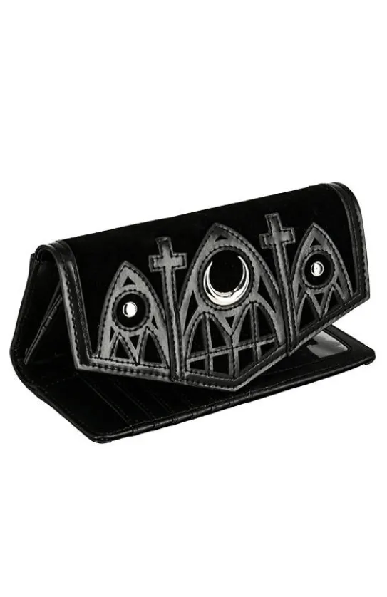 CATHEDRAL WALLET podłużny portfel ze wzorem katedry-Restyle Discount