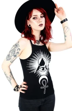 Czarny damski Top Third Eye-Restyle Sale