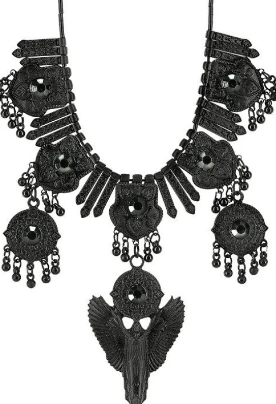 Czarny naszyjnik Black Angel-Restyle Hot