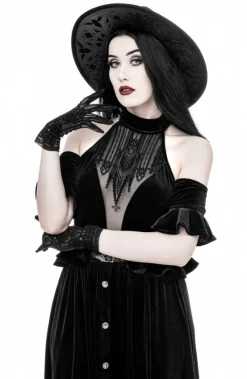 DARK ALTAR HALTERNECK TOP-Restyle New