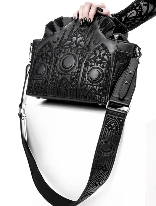 Dark Altar Shoulder Bag Katedralna Torebka na szerokim pasku-Restyle Sale