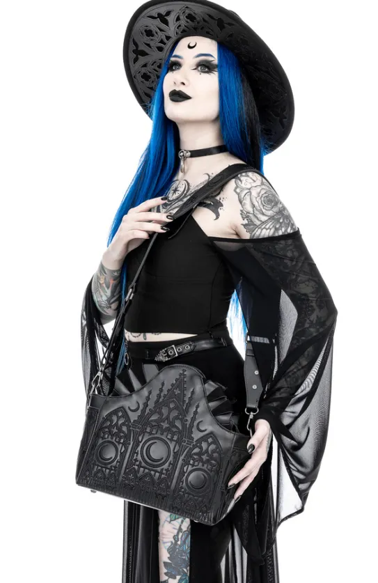 Dark Altar Shoulder Bag Katedralna Torebka na szerokim pasku-Restyle Sale