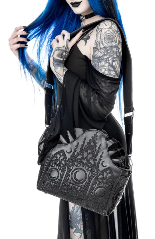 Dark Altar Shoulder Bag Katedralna Torebka na szerokim pasku-Restyle Sale