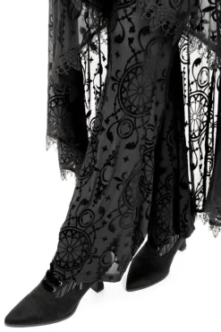 DARK ANGEL BURNOUT DUSTER gotycka narzutka-Restyle Online