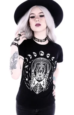 Dopasowana Damska koszulka z Wednesday Addams t-shirt "TRIPPIN WEDNESDAY"-Restyle Hot