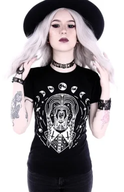 Dopasowana Damska koszulka z Wednesday Addams t-shirt