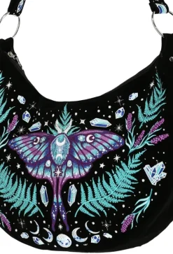 ENCHANTED FOREST HOBO BAG Torebka typu worek z magicznym haftem-Restyle Sale