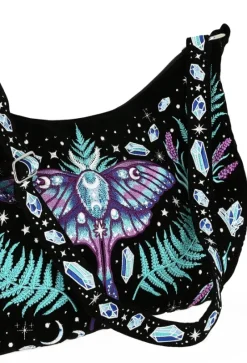 ENCHANTED FOREST HOBO BAG Torebka typu worek z magicznym haftem-Restyle Sale