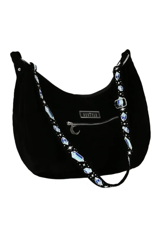 ENCHANTED FOREST HOBO BAG Torebka typu worek z magicznym haftem-Restyle Sale