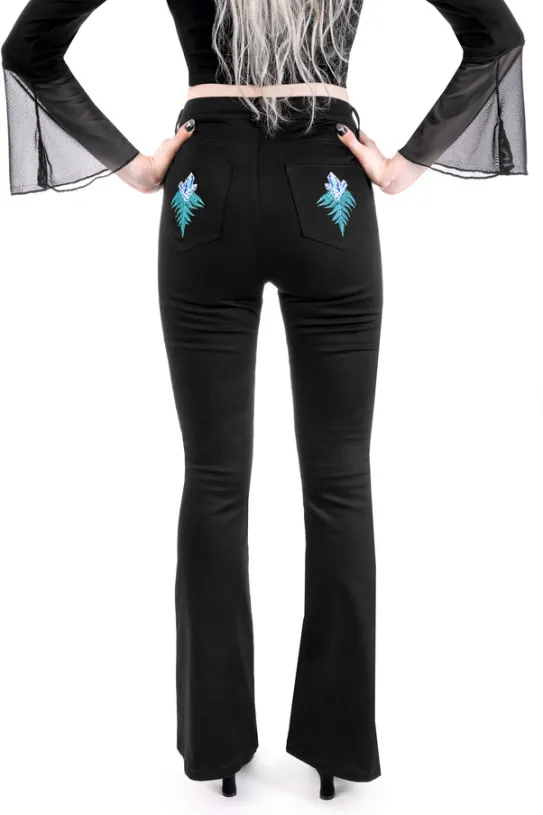 ENCHANTED FOREST JEANS dzwony z wysokim stanem-Restyle Outlet