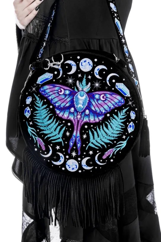 ENCHANTED FOREST ROUND BAG Okrągła Magiczna torebka ćma-Restyle Clearance