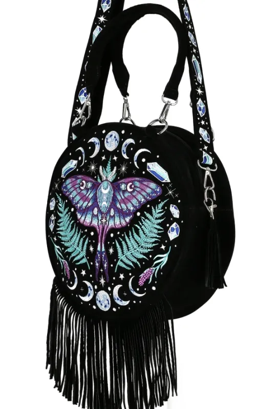 ENCHANTED FOREST ROUND BAG Okrągła Magiczna torebka ćma-Restyle Clearance