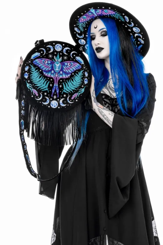 ENCHANTED FOREST ROUND BAG Okrągła Magiczna torebka ćma-Restyle Clearance