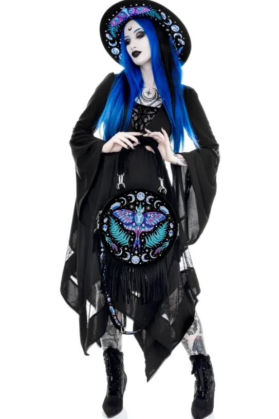 ENCHANTED FOREST ROUND BAG Okrągła Magiczna torebka ćma-Restyle Clearance