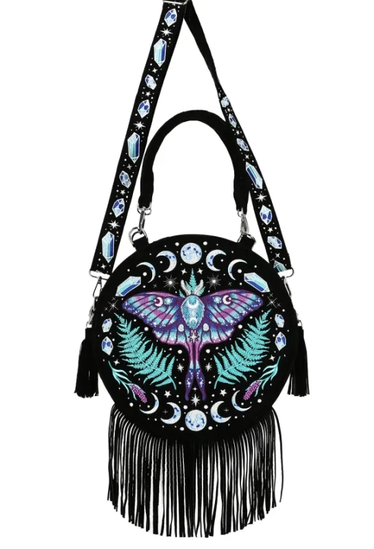 ENCHANTED FOREST ROUND BAG Okrągła Magiczna torebka ćma-Restyle Clearance
