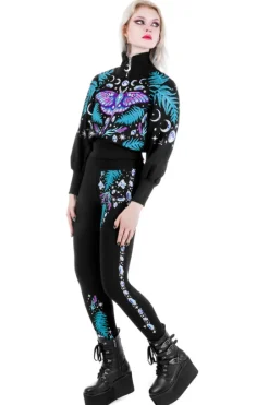 ENCHANTED FOREST SWEATSHIRT Krótka bluza z haftem-Restyle New
