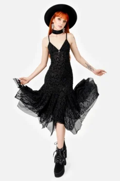 FALLEN LEAVES sukienka midi-Restyle Outlet