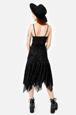 FALLEN LEAVES sukienka midi-Restyle Outlet