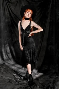 FALLEN LEAVES sukienka midi-Restyle Outlet