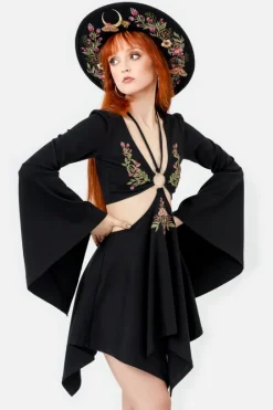 FORGOTTEN GARDENS sukienka mini-Restyle New