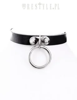 Gotycka obroża z kółkiem "O-RING COLLAR"-Restyle Sale