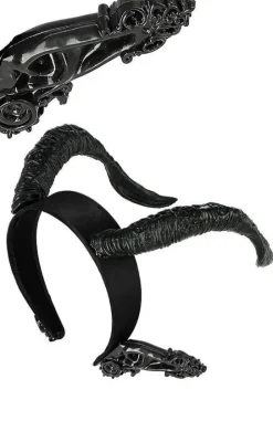 Gotycka opaska z rogami DARK ELF-Restyle Sale