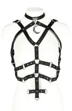 Gotycka uprząż MOON HARNESS Pas z księżycem-Restyle Hot
