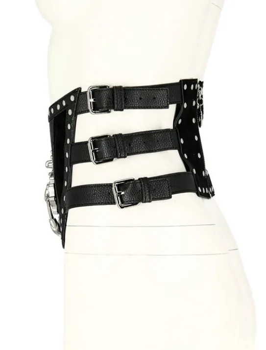 Gotycki Pasek na Talię KNOCKER WAIST BELT-Restyle Discount