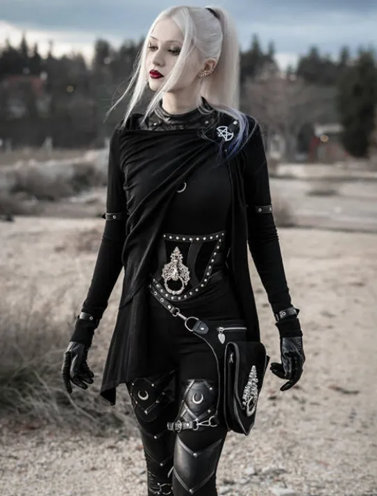 Gotycki Pasek na Talię KNOCKER WAIST BELT-Restyle Discount